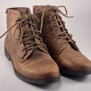 G.H Bass Natural Leather Ankle Boots Sage/Driftwood Booties Women's Size 6.5